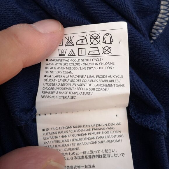 NWT Old Navy Ladies Dark Blue Size Medium Tunic Length Top - Picture 6 of 10